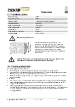 Preview for 9 page of VARO POWERplus GardenPro POWXG6490 Manual