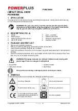 Preview for 3 page of VARO Powerplus POW30002 Quick Start Manual