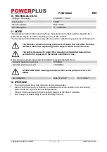 Preview for 7 page of VARO Powerplus POW30002 Quick Start Manual