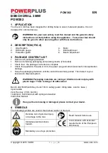 Preview for 3 page of VARO POWERplus POW302 Manual