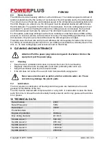 Preview for 8 page of VARO POWERplus POW302 Manual