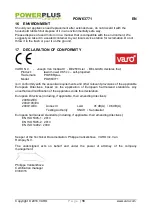 Preview for 16 page of VARO Powerplus POW63771 Manual