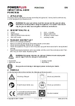 Preview for 2 page of VARO Powerplus POWC1020 Manual