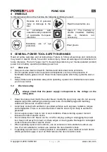 Preview for 3 page of VARO Powerplus POWC1030 Manual