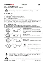 Preview for 6 page of VARO Powerplus POWC1030 Manual