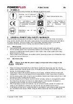 Preview for 3 page of VARO Powerplus POWC30100 Manual