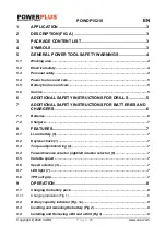 Preview for 1 page of VARO Powerplus POWDP15210 Manual