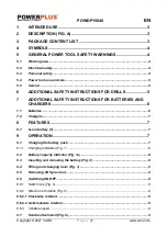 Preview for 1 page of VARO POWERPLUS POWDP15640 Manual