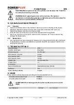 Preview for 11 page of VARO POWERPLUS POWDP15640 Manual