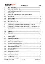 Preview for 1 page of VARO Powerplus POWDP1570 Manual