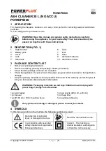 Preview for 2 page of VARO POWERPLUS POWDP6020 Manual