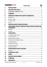 VARO POWERPLUS POWDP7080 Manual preview