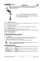 Preview for 8 page of VARO POWERPLUS POWDP7080 Manual