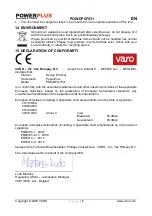 Preview for 9 page of VARO POWERPLUS POWDPG7531 User Manual