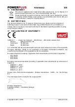 Preview for 11 page of VARO Powerplus POWE00042 Quick Start Manual