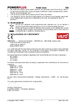 Preview for 8 page of VARO POWERPLUS POWE10025 Quick Start Manual