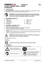 Preview for 2 page of VARO POWERPLUS POWEG6015 Quick Start Manual