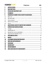 Preview for 1 page of VARO PowerPlus POWX0481 Manual