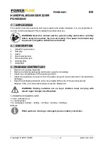 Preview for 2 page of VARO PowerPlus POWX0481 Manual