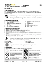 Preview for 3 page of VARO Powerplus POWX0618 Manual