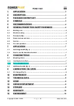 Preview for 1 page of VARO POWERPLUS POWX11861 Instruction Manual