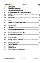 Preview for 1 page of VARO POWERPLUS POWX410 Operating Manual