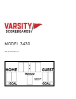 Предварительный просмотр 1 страницы VARSITY Scoreboards 3430 Installation Manual