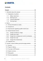 Предварительный просмотр 4 страницы VARTA Storage GmbH VARTA pulse 3 Instruction Manual