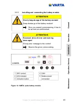 Предварительный просмотр 81 страницы VARTA Storage GmbH VARTA pulse 3 Instruction Manual