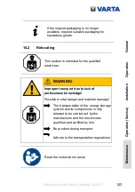 Preview for 143 page of VARTA Storage GmbH VARTA pulse 3 Instruction Manual