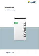 Предварительный просмотр 1 страницы Varta element 12 Operating Manual