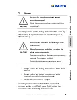 Предварительный просмотр 39 страницы Varta element 6 Instruction Manual