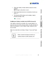 Предварительный просмотр 61 страницы Varta element 6 Instruction Manual