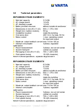 Preview for 31 page of Varta element Series Instruction Manual