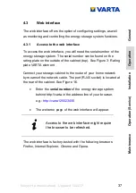 Preview for 37 page of Varta element Series Instruction Manual
