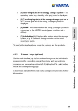 Preview for 39 page of Varta element Series Instruction Manual