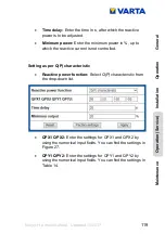 Preview for 119 page of Varta element Series Instruction Manual