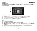 Preview for 26 page of Varta V-AVD55 Instruction Manual