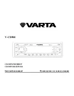 Varta V-CD500 Instruction Manual preview