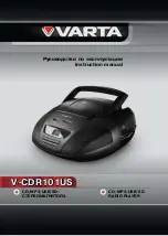 Varta V-CDR101US Instruction Manual preview