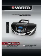 Preview for 1 page of Varta V-CDR301US Instruction Manual