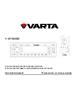 Varta V-DV810BT Instruction Manual preview