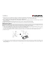 Preview for 3 page of Varta V-SPB402 Instruction Manual