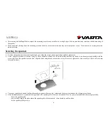 Preview for 4 page of Varta V-SPB5.2 Instruction Manual