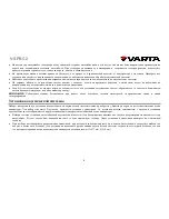 Preview for 9 page of Varta V-SPB5.2 Instruction Manual