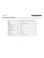 Preview for 14 page of Varta V-SPB5.2 Instruction Manual