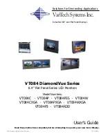 Предварительный просмотр 1 страницы VarTech Systems DiamondVue VT084C User Manual