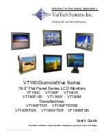 Preview for 1 page of VarTech Systems DiamondVue VT190C User Manual