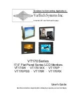 Preview for 1 page of VarTech Systems VT170 WX User Manual