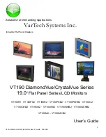 Preview for 1 page of VarTech Systems VT190C2 User Manual